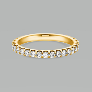 Bild von Memoire Ring 750/- Gelbgold, 30 Brill. ges. 1,00 ct. TW-si Weite 52 Verlobungsring
