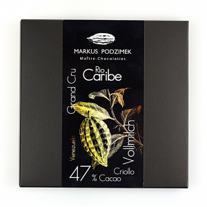 Bild von "Rio Caribe" Grand Cru Vollmilch Schokolade mit 47% Cacao