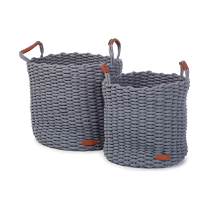 Bild von KidsDepot Korbo Set Aufbewahrungskörbe L Mist