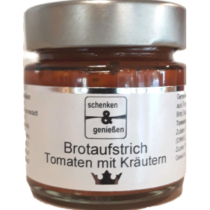 Bild von TOMATEN BROTAUFSTRICH MIT KRÄUTERN 125G