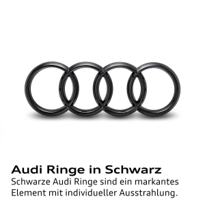 Bild von Audi Ringe Schwarz 