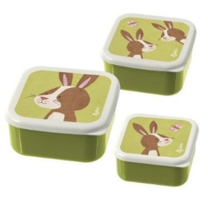 Bild von Sigikid® Snackboxen 3er Set Hase Forest